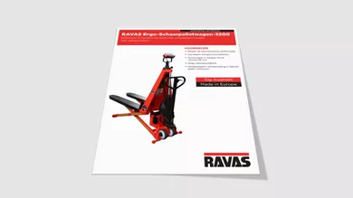 RAVAS Ergo Schaarpalletwagen Technical Specification