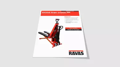 RAVAS Ergo Scissor Lift Technical Specification EU