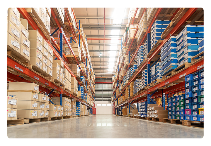 720X500 Warehouse Stockfoto