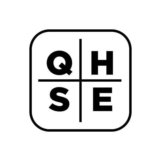 QHSE icon for quality, safety, health and environmental standards.