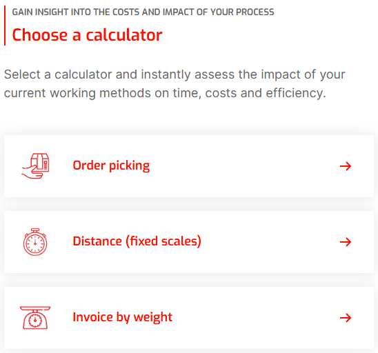 An overview of RAVAS’s various ROI calculators